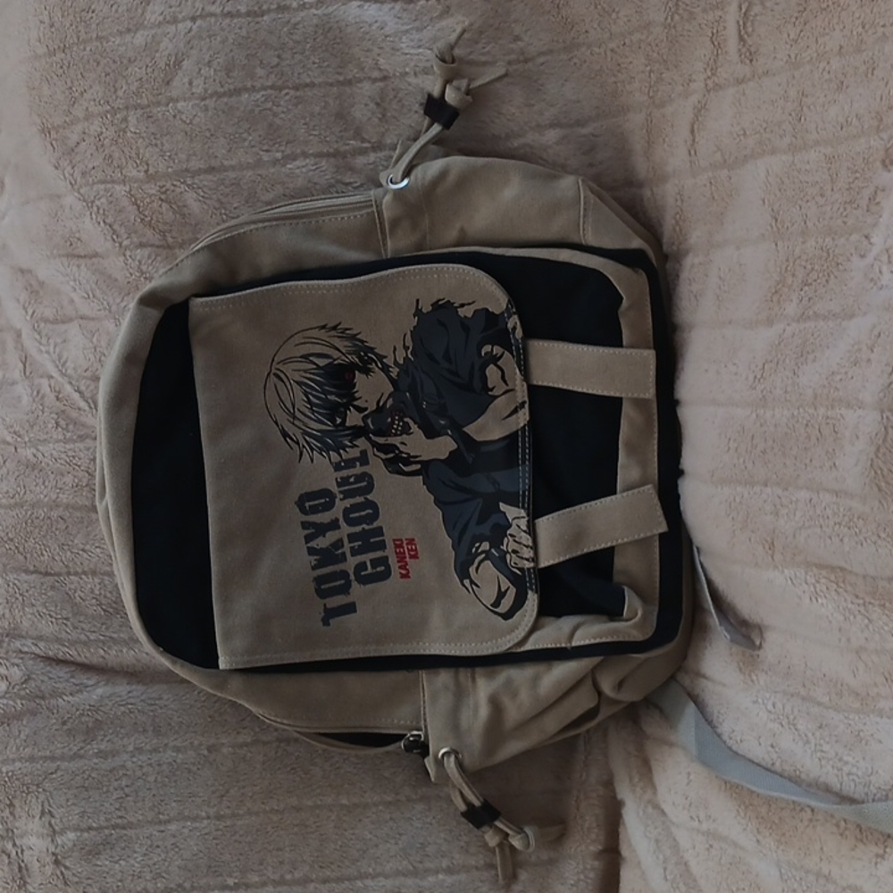Tokyo Ghoul Kaneki Ken Anime Canvas  Backpack